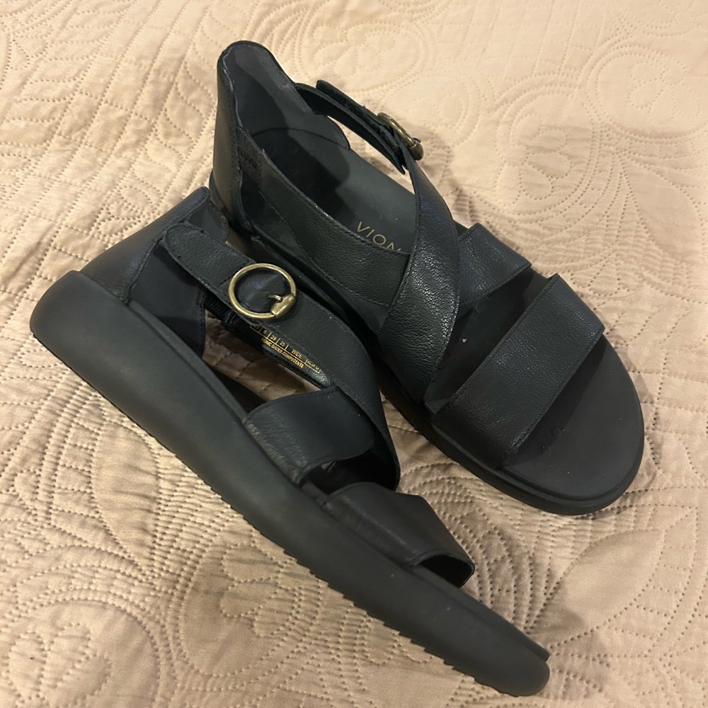 Vionic Recovery RX Black Strappy Women's Sandals